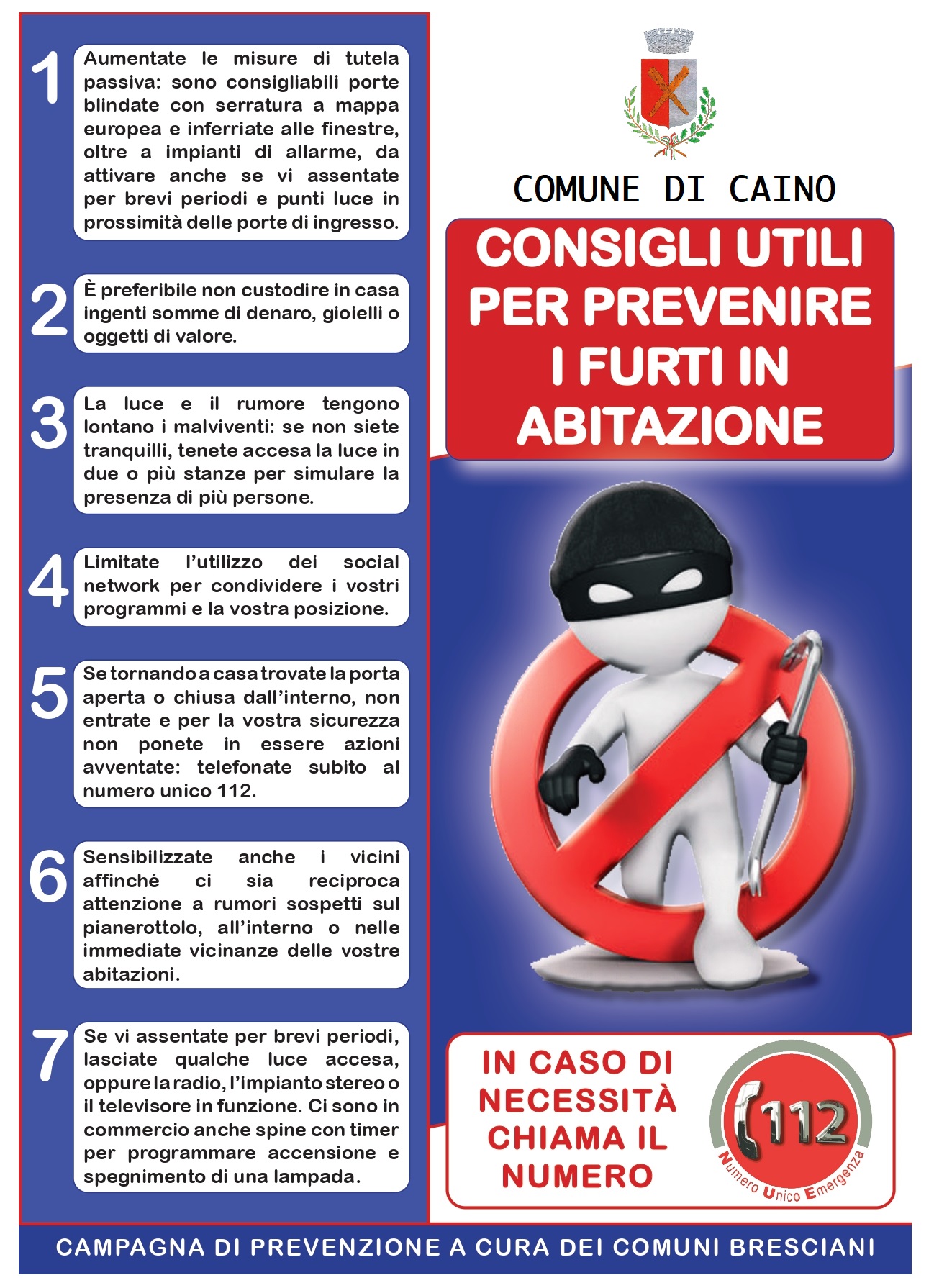 Consigli utili per prevenire i furti in abitazione