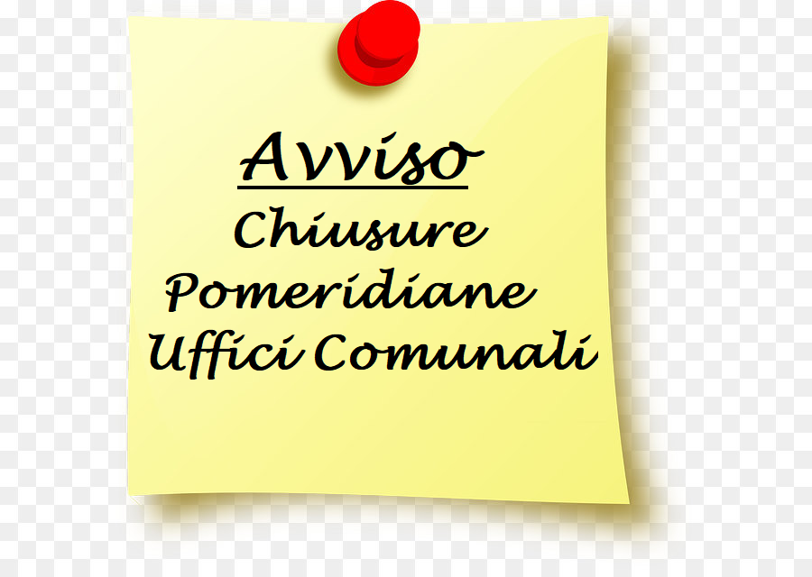 Avviso Chiusure Pomeridiane Uffici Comunali Dicembre 2024