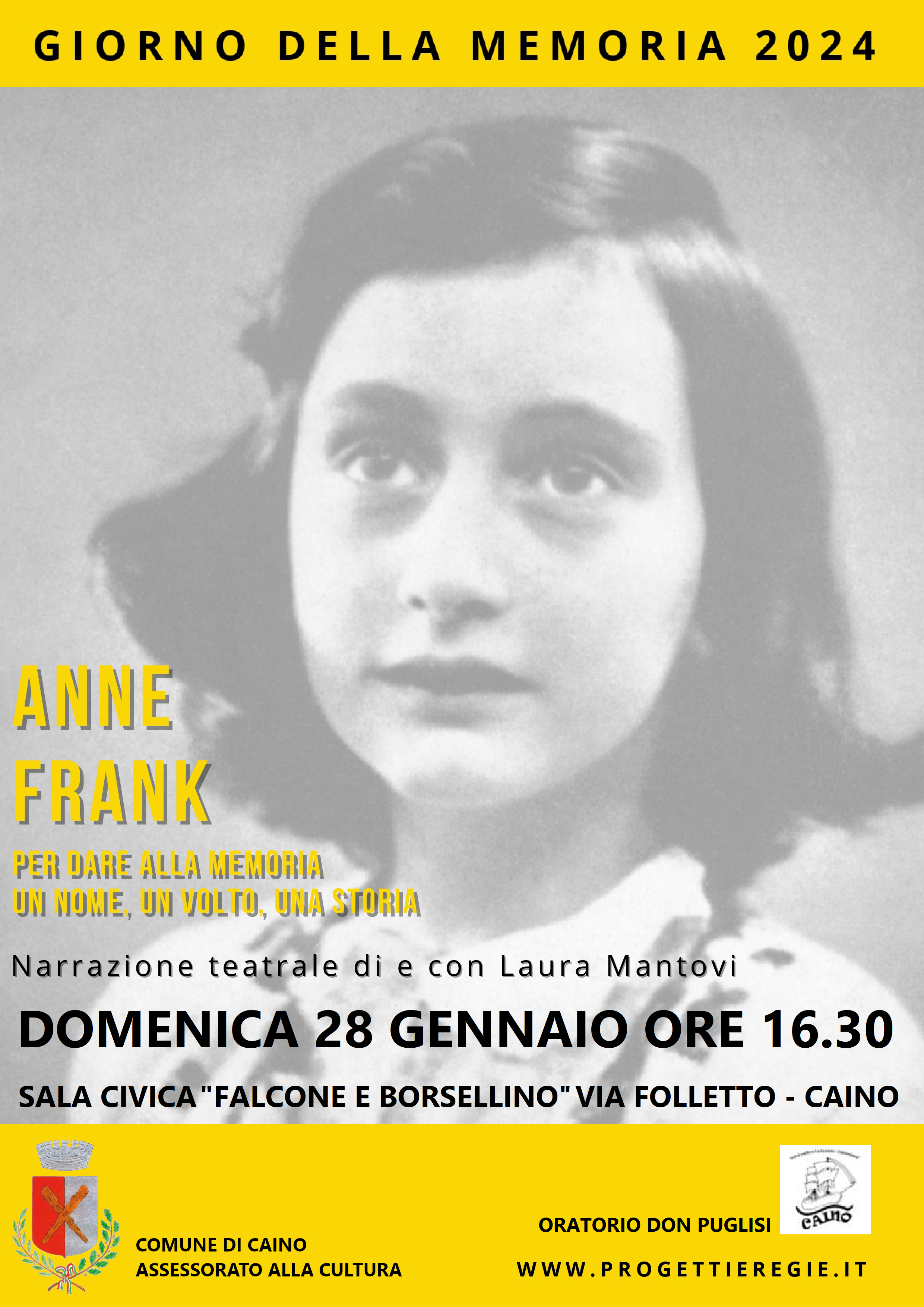 Giorno della memoria 2024 - Anne Frank